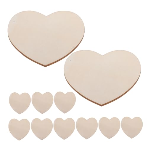 BATHVEVE 12 Stück Herz Holzscheiben zum Basteln Unfertige Holzherzen für Kreative DIY Projekte für Valentinstag Dekoration und Malen BATHVEVE 12 Stück Herz Holzscheiben zum Basteln Unfertige Holzherzen für Kreative DIY Projekte für Valentinstag Dekoration und Malen von BATHVEVE