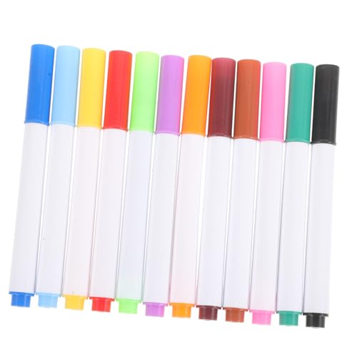 BATHVEVE 12 Stück Marker Pen Farbige Whiteboard Marker Wiederverwendbare Umweltfreundliche Stifte für Schule und Büro Farben BATHVEVE 12 Stück Marker Pen Farbige Whiteboard Marker Wiederverwendbare Umweltfreundliche Stifte für Schule und Büro Farben von BATHVEVE