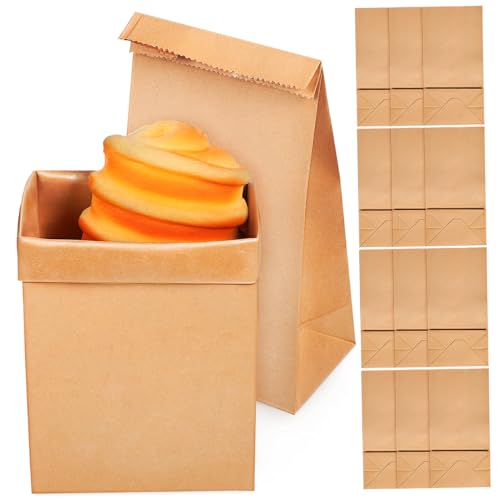 BATHVEVE 120 Stück Kraftpapier Tüten Lebensmittelqualität Papiertüten für Snacks Kekse Sandwiches Hochzeitsfeiern mit Auslaufsicherem Design und Vielseitig Einsetzbar BATHVEVE 120 Stück Kraftpapier Tüten Lebensmittelqualität Papiertüten für Snacks Kekse Sandwiches Hochzeitsfeiern mit Auslaufsicherem Design und Vielseitig Einsetzbar von BATHVEVE