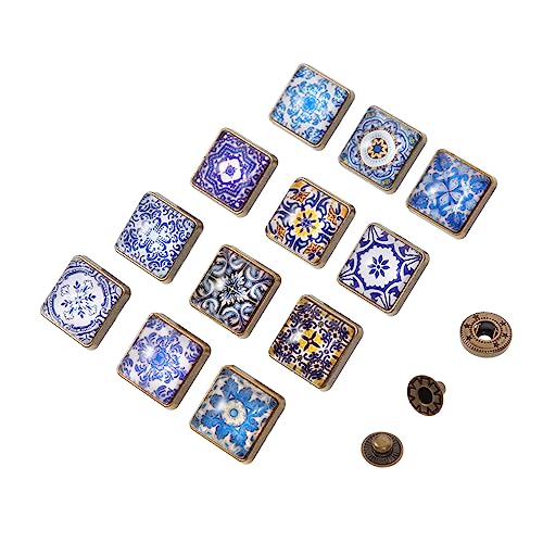 BATHVEVE 12Stücke DIY Knöpfe Blauem Multifunktionale Schnappschaltflächen für Bekleidung und Handwerk Verzieren von Shirts Jacken Jeans BATHVEVE 12Stücke DIY Knöpfe Blauem Multifunktionale Schnappschaltflächen für Bekleidung und Handwerk Verzieren von Shirts Jacken Jeans von BATHVEVE