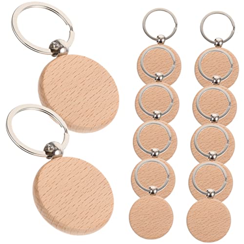 BATHVEVE 12Stücke Holz Schlüsselanhänger Rohlinge für DIY Personalisierbare Schlüsselring Blanks zum Gravieren und Gestalten für und Kreative Projekte BATHVEVE 12Stücke Holz Schlüsselanhänger Rohlinge für DIY Personalisierbare Schlüsselring Blanks zum Gravieren und Gestalten für und Kreative Projekte von BATHVEVE