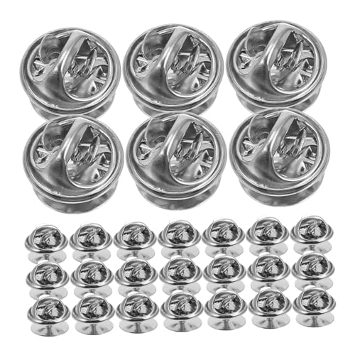 BATHVEVE 150Sätze Schmetterling Kupplungskrawatte Pins mit Rückenschließe für Broschen und Abzeichen Basis Einfach zu Installieren Entfernen Stabiler Halt BATHVEVE 150Sätze Schmetterling Kupplungskrawatte Pins mit Rückenschließe für Broschen und Abzeichen Basis Einfach zu Installieren Entfernen Stabiler Halt von BATHVEVE