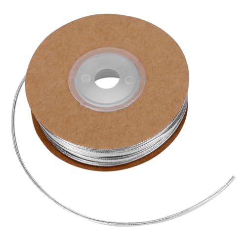BATHVEVE 15m DIY Lederband Für Schmuckherstellung Silberne Schnur Aus Hautfreundlichem Leder Für Armbänder Und Halsketten Für Kreative Bastelprojekte von BATHVEVE