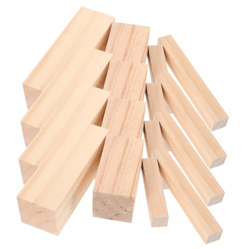 BATHVEVE 16Stücke Holzblöcke für Schnitzprojekte Unlackierte Holzstäbe Massivem Holz für DIY Dekorationen und Bastelarbeiten für Anfänger und Experten BATHVEVE 16Stücke Holzblöcke für Schnitzprojekte Unlackierte Holzstäbe Massivem Holz für DIY Dekorationen und Bastelarbeiten für Anfänger und Experten von BATHVEVE