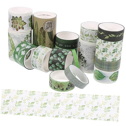 BATHVEVE 18Rollen Washi Tape Vintage Dekoratives Klebeband für DIY Scrapbooking Journaling Geschenkverpackung und Bastelprojekte von BATHVEVE