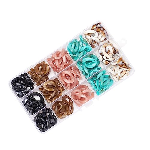 BATHVEVE 1Satz Acryl Schmuckring Teiliges DIY Zubehör für Handgefertigte Ketten und Armbänder für Schmuckprojekte Leicht und Rostfrei Ergänzung für Ihre Bastelarbeiten BATHVEVE 1Satz Acryl Schmuckring Teiliges DIY Zubehör für Handgefertigte Ketten und Armbänder für Schmuckprojekte Leicht und Rostfrei Ergänzung für Ihre Bastelarbeiten von BATHVEVE