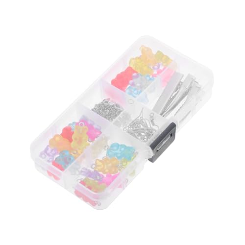 BATHVEVE 1Satz DIY Harzbär Anhänger Set für Ohrstecker Haarclips Armbänder Schmuckzubehör für Handgefertigte Langlebig und Vielseitig Einsetzbar für DIY BATHVEVE 1Satz DIY Harzbär Anhänger Set für Ohrstecker Haarclips Armbänder Schmuckzubehör für Handgefertigte Langlebig und Vielseitig Einsetzbar für DIY von BATHVEVE