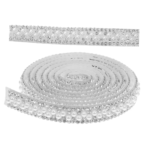 BATHVEVE 2 Rollen Selbstklebendes Strassband Perlen Strassstreifen für Diy Handwerke Hochzeitskleider Taschen und Bekleidungsdekorationen BATHVEVE 2 Rollen Selbstklebendes Strassband Perlen Strassstreifen für Diy Handwerke Hochzeitskleider Taschen und Bekleidungsdekorationen von BATHVEVE