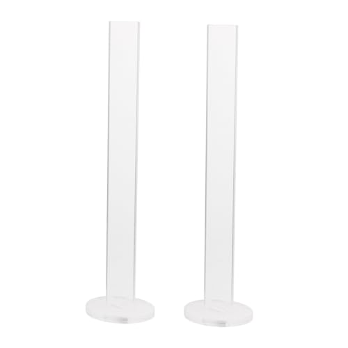 BATHVEVE 2 Sätze Acryl-klebebandhalter Groß Schreibtisch Stand Inhaber Spender Anzeige Gestell Dekorativ Klebeband Steht Klebebandständer Klebeband-organizer Klebebandregal Transparent von BATHVEVE