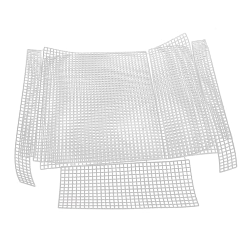 BATHVEVE 2 Sätze Webenschimmel Gewebte Stickerei gehäkelte Taschenherstellungsplatte Materialien nähen Taschenteile weben Taschenwebbrett Stickbeutelplatte Taschenplatte häkeln Plastik Weiß von BATHVEVE