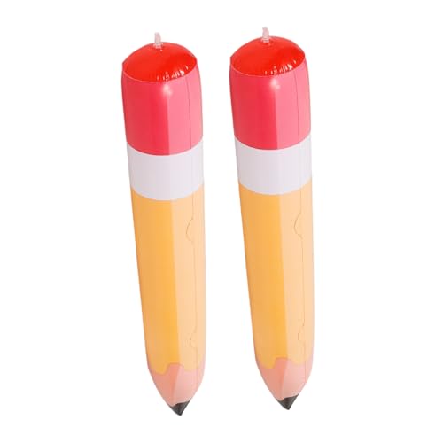 BATHVEVE 2 Stück Aufblasbare Bleistift Dekorationen für Schule Orange PVC Riesen Bleistift Luftballon Rückkehr zur Schule Partyaccessoires für Klassenzimmer Dekoration BATHVEVE 2 Stück Aufblasbare Bleistift Dekorationen für Schule Orange PVC Riesen Bleistift Luftballon Rückkehr zur Schule Partyaccessoires für Klassenzimmer Dekoration von BATHVEVE