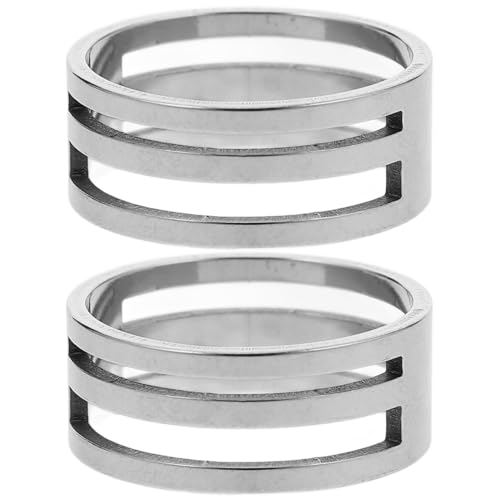 BATHVEVE 2 Stück Edelstahl Jump Ring Öffner mit Rillen Innendurchmesser Ring Öffnungs Schließwerkzeug für Schmuckherstellung DIY Basteln Langlebig und Komfortabel von BATHVEVE