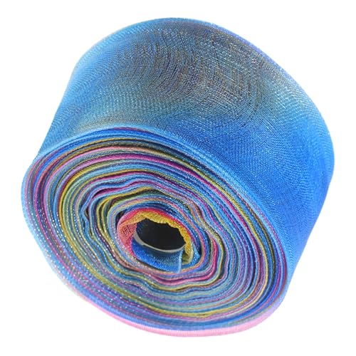 BATHVEVE 2 Stück Regenbogen -gradientenband Wickelband Für Festivalband Dekoratives Wickelband Dessertband Blumenwickband Valentinstag Verpackungsband Muttertagsband Polyester von BATHVEVE