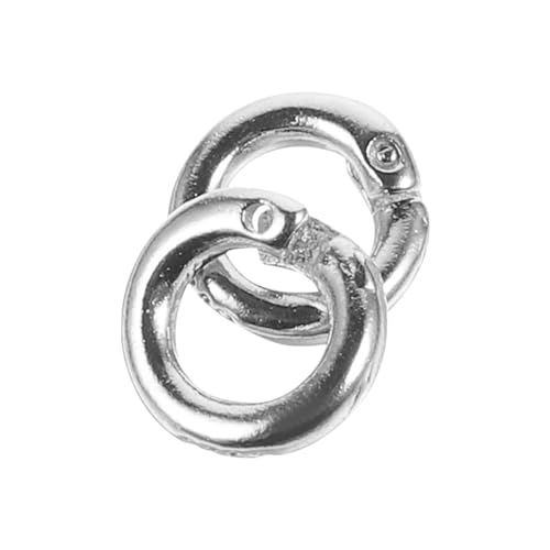 BATHVEVE 2 Stück Silberne Sprungringe Offene Biegeringe für Armbänder und DIY Schmuckherstellung Langlebig und Vielseitig Einsetzbar BATHVEVE 2 Stück Silberne Sprungringe Offene Biegeringe für Armbänder und DIY Schmuckherstellung Langlebig und Vielseitig Einsetzbar von BATHVEVE