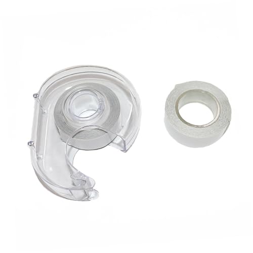 BATHVEVE 2 Stück durchsichtiges Gewebeband für Riemen tape klebeband doppelseitig Klebeband für Schal beidseitig Stoff Aufkleber für rutschfeste Kleidung klebeband für kleidung von BATHVEVE