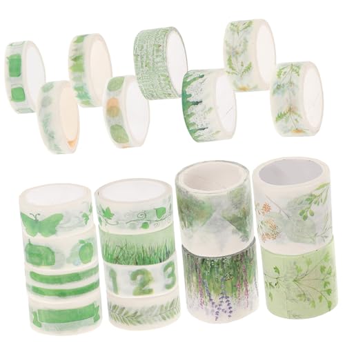 BATHVEVE 20 Rollen Taschenband-set Dekoratives Papierband Goldfolienband Schöner Papierstreifen Dekoratives Klebeband Für Diy Scrapbooking-dekorationszubehör Diy Klebeband Flüsterpapier von BATHVEVE