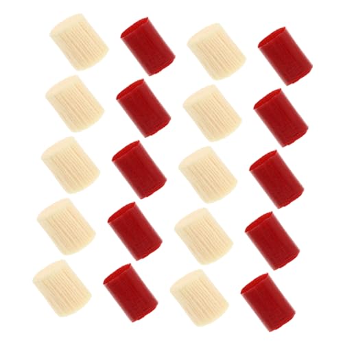 BATHVEVE 20 Rollen Teppich -Stickset Stich bestickt Baumwolle Stoff verriegeln Tuften Stickgarne Strickgarn häkeln vorgeschnittenes Garn wolle selber machen Bastelgarn DIY wollgarn Acryl von BATHVEVE