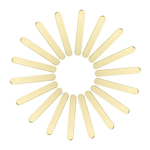 BATHVEVE 20 Stück DIY Eisstiele Acryl für Kreative Popsicles Natürliche Wiederverwendbare Eislutscher Sticks mit Herzprägung für Bastelprojekte BATHVEVE 20 Stück DIY Eisstiele Acryl für Kreative Popsicles Natürliche Wiederverwendbare Eislutscher Sticks mit Herzprägung für Bastelprojekte von BATHVEVE