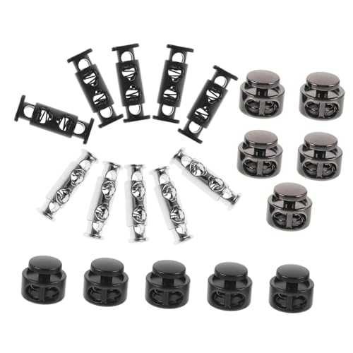 BATHVEVE 20 Stück Kordelstopper für Kleidung Einstellbare Metall Federklemmen für Schnürsenkel und Bungee Seile für Hosen Sweatshirts und DIY Projekte BATHVEVE 20 Stück Kordelstopper für Kleidung Einstellbare Metall Federklemmen für Schnürsenkel und Bungee Seile für Hosen Sweatshirts und DIY Projekte von BATHVEVE