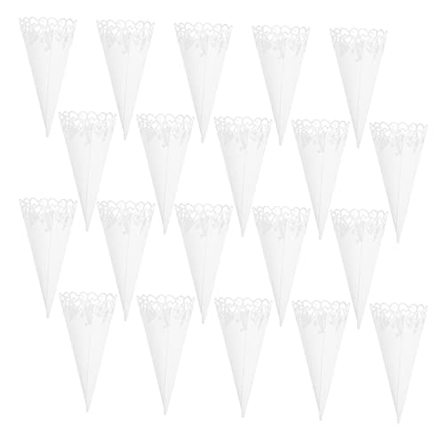 BATHVEVE 20 Stück Papierbrunnen Party Gold Jumbo Zapfen Blume Hochzeitskegel Vor Blütenblatt Hochzeitsdeko Konfetti-halter Für Die Hochzeit Konfetti- Weiß BATHVEVE 20 Stück Papierbrunnen Party Gold Jumbo Zapfen Blume Hochzeitskegel Vor Blütenblatt Hochzeitsdeko Konfetti-halter Für Die Hochzeit Konfetti- Weiß von BATHVEVE