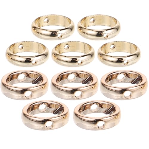 BATHVEVE 20 Stück Teiliges Runder Perlenrahmen für DIY Schmuckherstellung Doppelloch für Ohrringe Armbänder und für Kreative Bastelprojekte von BATHVEVE