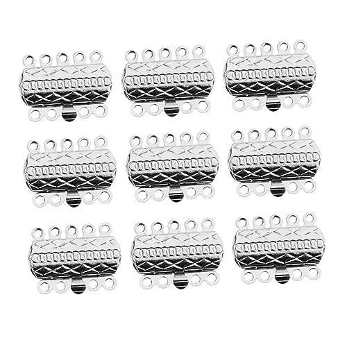 BATHVEVE 20 Stücke 5 Zubehör zur Schmuckherstellung Halskette Silber Bausätze Schmuckzubehör jewelry set Schmuck basteln Schmuckteileset Release -Schnalle Armbandverbinder Silver BATHVEVE 20 Stücke 5 Zubehör zur Schmuckherstellung Halskette Silber Bausätze Schmuckzubehör jewelry set Schmuck basteln Schmuckteileset Release -Schnalle Armbandverbinder Silver von BATHVEVE