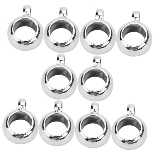 BATHVEVE 200 Stück Bail Beads mit Großem Loch Leichte Ccb Schmuck Spacer Perlen für DIY Bastelperlen Armbänder Halsketten Anhänger Zubehör Robust und Rostfrei für Schmuckherstellung BATHVEVE 200 Stück Bail Beads mit Großem Loch Leichte Ccb Schmuck Spacer Perlen für DIY Bastelperlen Armbänder Halsketten Anhänger Zubehör Robust und Rostfrei für Schmuckherstellung von BATHVEVE