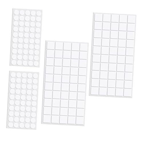 BATHVEVE 200 Stück Doppelseitige Klebepunkte Dekoratives Klebeband Zum Basteln Aufkleber Klebstoff Verpackung Doppelseitiges Klebeband Zum Basteln Doppelseitig Klebrig Polyester Transparent von BATHVEVE