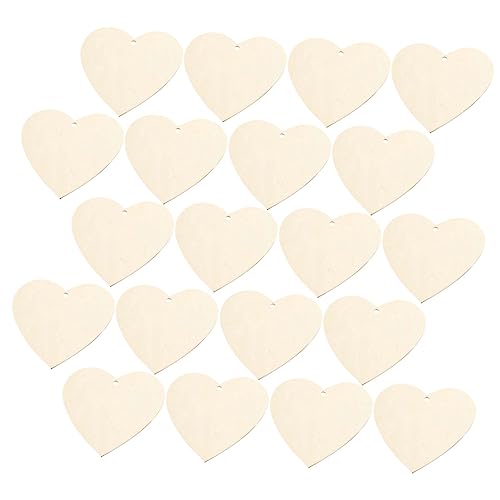 BATHVEVE 200 Stück Herzförmige Holzschneider für DIY Unvollendete Holzscheiben für Bastelprojekte Valentinstagsdekoration und Kreative Kunstwerke mit Juteschnur BATHVEVE 200 Stück Herzförmige Holzschneider für DIY Unvollendete Holzscheiben für Bastelprojekte Valentinstagsdekoration und Kreative Kunstwerke mit Juteschnur von BATHVEVE