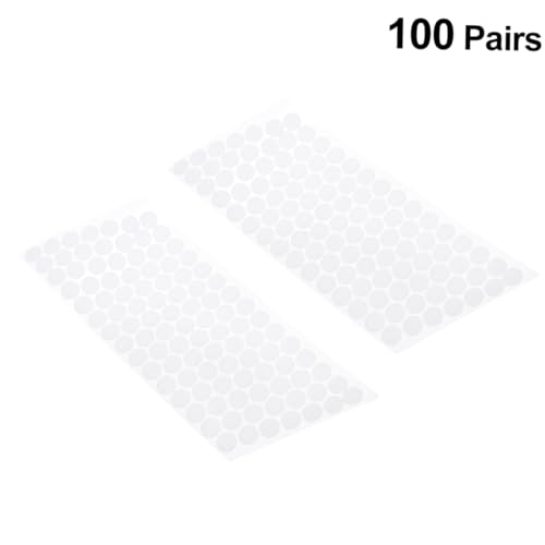 BATHVEVE 200 Stück Klettband Selbstklebend Runde Dot Tapes Hochwertige Wasserdichte Klettpunkte für DIY Projekte und Bastelarbeiten Weiß BATHVEVE 200 Stück Klettband Selbstklebend Runde Dot Tapes Hochwertige Wasserdichte Klettpunkte für DIY Projekte und Bastelarbeiten Weiß von BATHVEVE