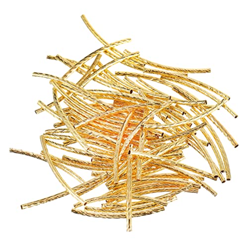 BATHVEVE 200Stücke Gebogene Kupferperlen Röhrenperlen Schmuckzubehör für DIY Halsketten Armbänder Dekorationen Hochwertige Sichere Materialien für Bastelideen BATHVEVE 200Stücke Gebogene Kupferperlen Röhrenperlen Schmuckzubehör für DIY Halsketten Armbänder Dekorationen Hochwertige Sichere Materialien für Bastelideen von BATHVEVE