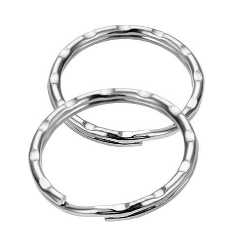BATHVEVE 200Stücke Geteilter Schlüsselring Metall Flach und Sicher für DIY Schlüsselanhänger für Handwerk und Projekte BATHVEVE 200Stücke Geteilter Schlüsselring Metall Flach und Sicher für DIY Schlüsselanhänger für Handwerk und Projekte von BATHVEVE