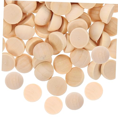 BATHVEVE 200Stücke Halbe Holzperlen Unlackiert Glatte DIY Bastelperlen Holz für Schmuck Armbänder und Dekorationen für Kunsthandwerk und Bastelprojekte BATHVEVE 200Stücke Halbe Holzperlen Unlackiert Glatte DIY Bastelperlen Holz für Schmuck Armbänder und Dekorationen für Kunsthandwerk und Bastelprojekte von BATHVEVE
