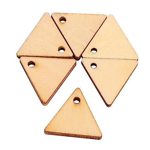 BATHVEVE 200Stücke Holzanhänger Unvollendete Holzstücke für DIY Bastelprojekte Hochzeitsdekorationen Weihnachtsornamente und Handwerksideen von BATHVEVE