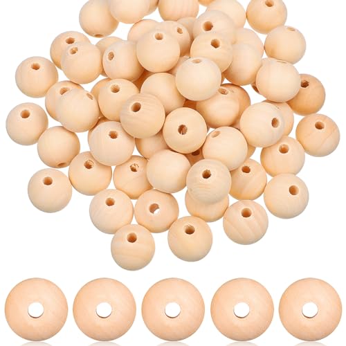 BATHVEVE 200Stücke Holzperlen Dekorative Perlen zur Schmuckherstellung Vielseitige DIY Holzperlen für Armbänder und Anhänger Bastelmaterial BATHVEVE 200Stücke Holzperlen Dekorative Perlen zur Schmuckherstellung Vielseitige DIY Holzperlen für Armbänder und Anhänger Bastelmaterial von BATHVEVE