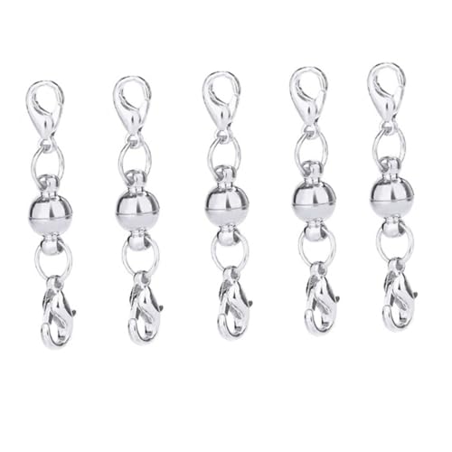 BATHVEVE 20Stücke Runde Kugel Magnetverschlüsse Silber und Schmuckverschlüsse für Halsketten Armbänder und DIY Projekte Starke Haltekraft für Sicheren Halt BATHVEVE 20Stücke Runde Kugel Magnetverschlüsse Silber und Schmuckverschlüsse für Halsketten Armbänder und DIY Projekte Starke Haltekraft für Sicheren Halt von BATHVEVE