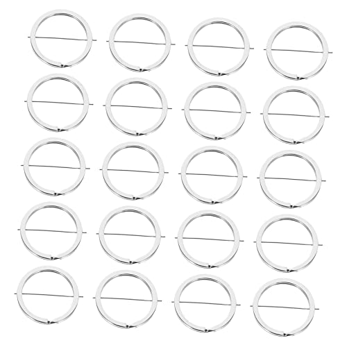 BATHVEVE 20Stücke Schlüsselringe Legierung für DIY Schlüsselanhänger und Silberfarbene Verbindungselemente für Bastelprojekte und Sichere Aufbewahrung von Schlüsseln BATHVEVE 20Stücke Schlüsselringe Legierung für DIY Schlüsselanhänger und Silberfarbene Verbindungselemente für Bastelprojekte und Sichere Aufbewahrung von Schlüsseln von BATHVEVE