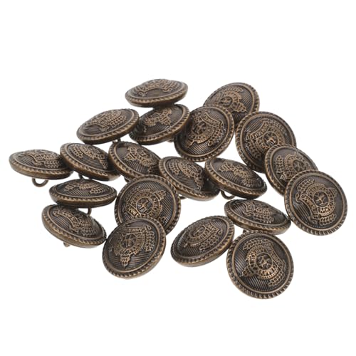 BATHVEVE 20Stücke Vintage Metallknöpfe für DIY Runde Bekleidungs Knöpfe für Jacken Mäntel und Jeans Handgemachte Nähknöpfe für Nähprojekte BATHVEVE 20Stücke Vintage Metallknöpfe für DIY Runde Bekleidungs Knöpfe für Jacken Mäntel und Jeans Handgemachte Nähknöpfe für Nähprojekte von BATHVEVE