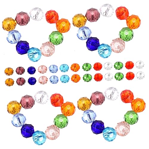 BATHVEVE 210Stücke Bunte Glasperlen Transparent Spacer Beads für Schmuckherstellung DIY Armbänder und Ohrringe für Bastelprojekte und BATHVEVE 210Stücke Bunte Glasperlen Transparent Spacer Beads für Schmuckherstellung DIY Armbänder und Ohrringe für Bastelprojekte und von BATHVEVE