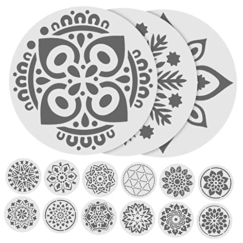 BATHVEVE 24Stücke Teiliges Malerei Schablonen für Wand und DIY Dekoration Mandala und Vorlagen für Kreative Projekte Wiederverwendbar und Vielseitig Einsetzbar BATHVEVE 24Stücke Teiliges Malerei Schablonen für Wand und DIY Dekoration Mandala und Vorlagen für Kreative Projekte Wiederverwendbar und Vielseitig Einsetzbar von BATHVEVE