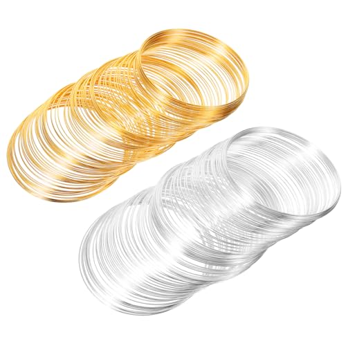 BATHVEVE 2Rollen Schmuckdraht Gold Silber DIY Basteldraht für Perlenarbeiten Ohrringe Schneidbarer Flexibler Basteldraht für Kreative Projekte BATHVEVE 2Rollen Schmuckdraht Gold Silber DIY Basteldraht für Perlenarbeiten Ohrringe Schneidbarer Flexibler Basteldraht für Kreative Projekte von BATHVEVE