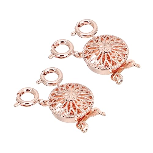 BATHVEVE 2Stücke DIY Schmuck Zubehör Halskette Trennstecker für Mehrschichtige Designs Doppelte Öffnung Verschlüsse für Armbänder und Halsketten BATHVEVE 2Stücke DIY Schmuck Zubehör Halskette Trennstecker für Mehrschichtige Designs Doppelte Öffnung Verschlüsse für Armbänder und Halsketten von BATHVEVE