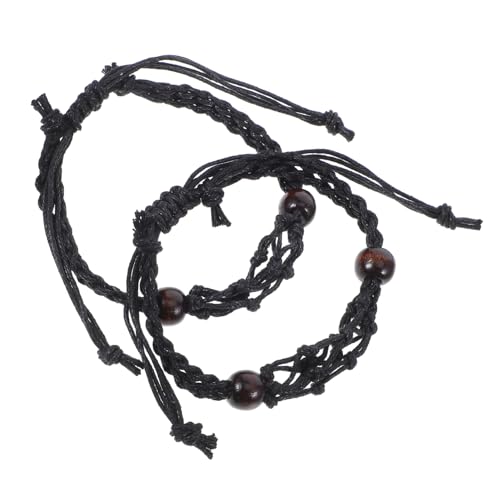 BATHVEVE 2Stücke Einstellbare Handgewebte Armbandhalter Flexibles Design für DIY Schmuckkreationen Transparentes Tragegestell für Armbänder für Jede Gelegenheit von BATHVEVE