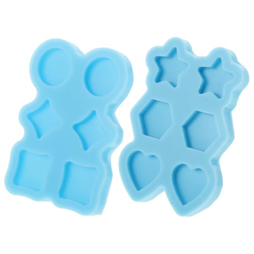 BATHVEVE 2Stücke Silikon Gießformen für DIY Ohrringe Herz Schlüsselanhänger Formen Epoxidharz Mold für Schmuckherstellung Anfängerfreundlich Tragbare Designs für Kreative Bastelprojekte BATHVEVE 2Stücke Silikon Gießformen für DIY Ohrringe Herz Schlüsselanhänger Formen Epoxidharz Mold für Schmuckherstellung Anfängerfreundlich Tragbare Designs für Kreative Bastelprojekte von BATHVEVE