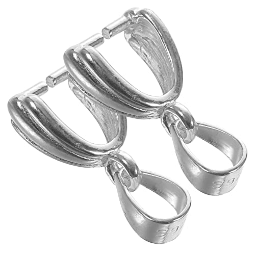 BATHVEVE 2Stücke Sterling Anhänger Verschluss Clips für DIY Schmuckherstellung Geeignet für und Armbänder Langlebig und Leicht zu Bedienen Dekoration BATHVEVE 2Stücke Sterling Anhänger Verschluss Clips für DIY Schmuckherstellung Geeignet für und Armbänder Langlebig und Leicht zu Bedienen Dekoration von BATHVEVE