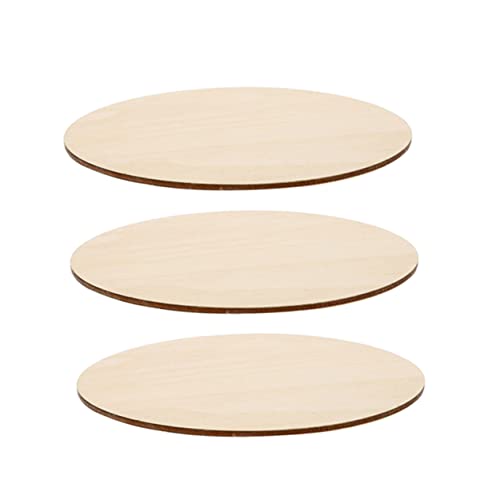 BATHVEVE 3 Stück Diy Runde Holzbrett Planke Birkenstämme Runde Malerei Kreis Nach Hause Chip Kreisdekor Wohnkultur Kreise Scheiben Basteln Mittelstücke Für Den Tisch Bretter Malen Hölzern von BATHVEVE