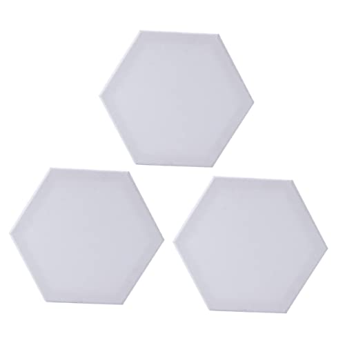 BATHVEVE 3 Stück Sechseckige Baumwoll Malplatten Seitenlänge Kunstmaltafel für Öl und Acrylfarben für Studenten und Hobbykünstler Tragbar und BATHVEVE 3 Stück Sechseckige Baumwoll Malplatten Seitenlänge Kunstmaltafel für Öl und Acrylfarben für Studenten und Hobbykünstler Tragbar und von BATHVEVE
