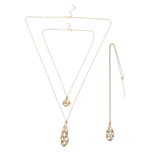 BATHVEVE 3 Stück Teiliges Dreamcatcher Netz Anhänger Verstellbare Kette Kristallhalter DIY Schmuck Zubehör für Damen und Herren Vielseitiges Schmuckstück für Alltag und Feier BATHVEVE 3 Stück Teiliges Dreamcatcher Netz Anhänger Verstellbare Kette Kristallhalter DIY Schmuck Zubehör für Damen und Herren Vielseitiges Schmuckstück für Alltag und Feier von BATHVEVE