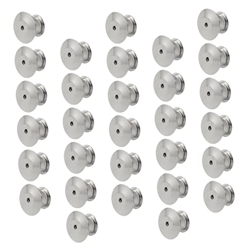 BATHVEVE 30 Stück Silberne Broschennadeln Robuste Anstecknadeln für DIY Bastelprojekte Kleidung Hüte und Mehr von BATHVEVE