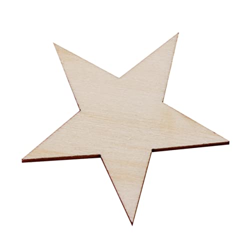 BATHVEVE 300 Stück DIY Holzscheiben für Kreative Bastelprojekte Präzise Geschnitten für Malerei und Dekoration von Festen und Partys von BATHVEVE